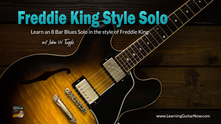 Freddie King Style Solo