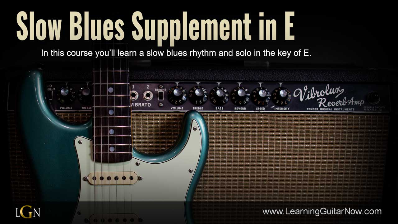 Slow Blues Supplement in E