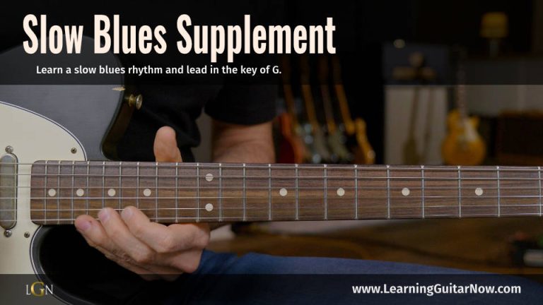 Slow Blues Supplement – Only Guitars Free Excerpt