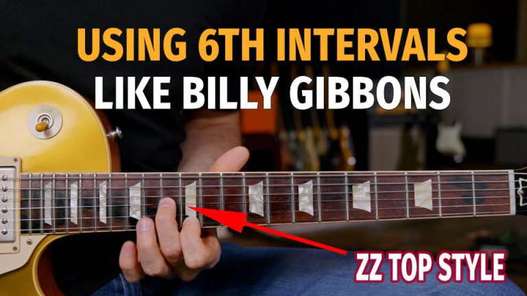 Using 6th Intervals over a 12 Bar Blues