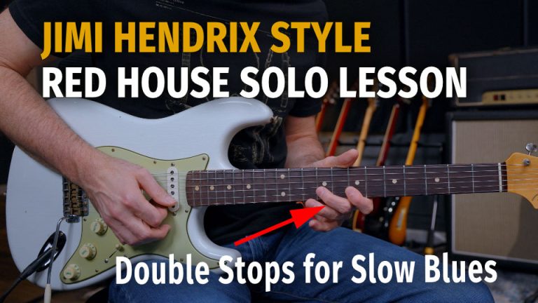 Jimi Hendrix Red House Style Solo Lesson